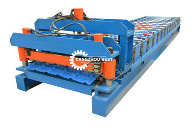Q Tipi Çatı Kiremit Rulo Şekillendirme Makinesi Galvanizli Çelik PPGI Bobin Oriental Afica Tasarım