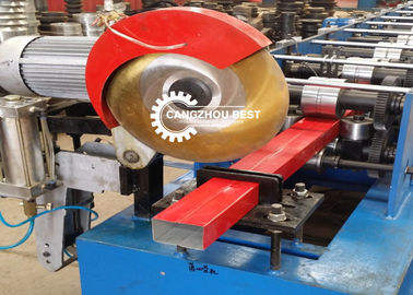 Galvanizli Çelik Yuvarlak Şekil Aşağı Bacalı Rulo Şekillendirme Makinesi Su Borusu Profil Yapımı