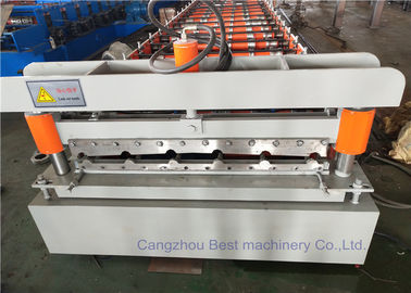 Hydralic Type Asia PLC Control ile Renk Çelik Çatı Sac Rulo Şekillendirme Makinesi