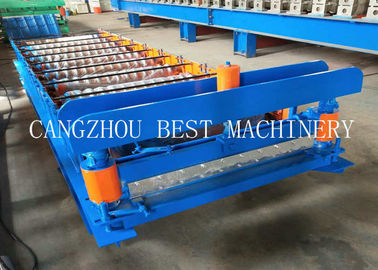Makine 8-12m / dak Hız Yapımı Şekillendirme Metal Çatı Galvaniz Alüminyum Oluklu Sac