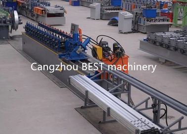 İnşaat T Izgara Soğuk Haddeleme Çelik Bar Makinesi Tavan Rulo Şekillendirme Makinesi 5.5 kw