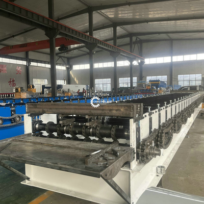 YX1000 0.3-1.2mm Zemin Güvertesi Çelik Profil Rulo Yapım Makinesi 380VAC Türkiye Pazarı İçin