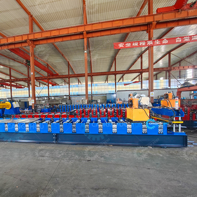 Hidrolik Kesme Yüksek Hızlı Otomatik Kırbaç Çatı Yaprak Rulo Formasyon Makinesi