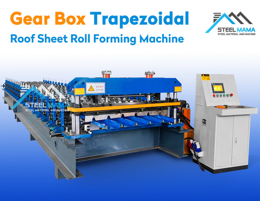 45# Çelik Roller Hidrolik Kesme Çatı Yaprak Rulo Formasyon Makinesi 5.5Kw ile