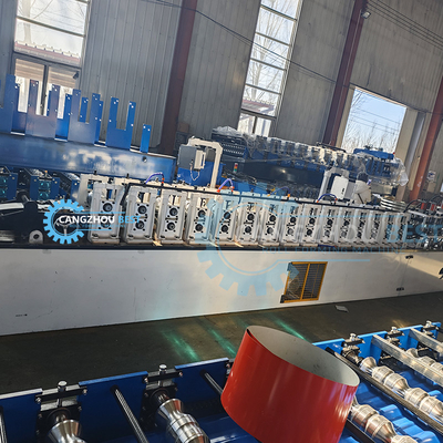Euro Tipi CE Hidrolik Çelik Kapı Kapak Yapma Rol Formasyon Makinesi