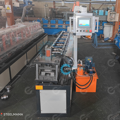 Zambia Popüler Galvanizli Çelik Yuvarlak Perde Profili Yuvarlak Kapı Yuvarlak Formasyon Makinesi