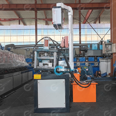Zambia Popüler Galvanizli Çelik Yuvarlak Perde Profili Yuvarlak Kapı Yuvarlak Formasyon Makinesi