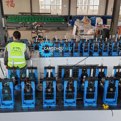 Soğuk şekillendirilmiş çelik Yüksek Hız 20-25m/min C Stud Soğuk Rulo Formasyon Makinesi