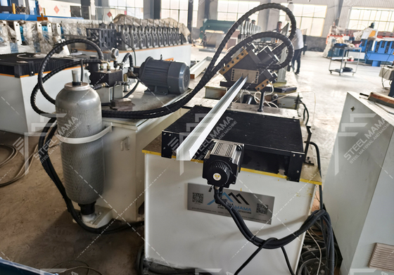 C U L T tavan ızgarası üretimi için PLC Otomatik Metal Stud ve Track Roll Forming Makinesi