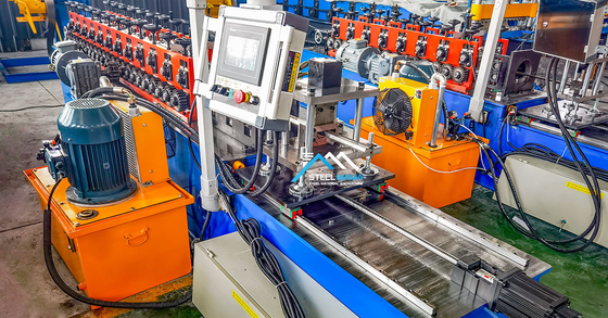 Yüksek Hızlı Stud ve Track Roll Forming Makinesi 12-14m/min Forming Hızlı