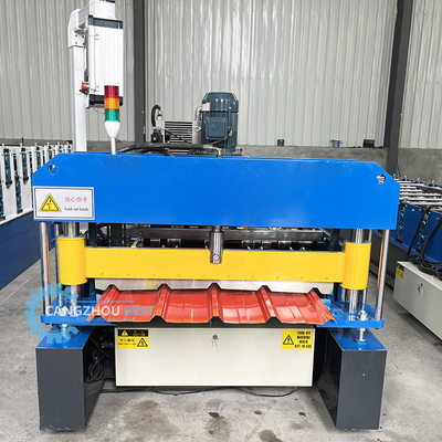 Gi 900mm Etkili Genişlikli Çelik Profili İbr Çatı Yapısı Yapı için Çubuk Yapı Makinesi