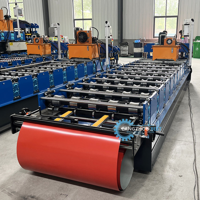 Gi 900mm Etkili Genişlikli Çelik Profili İbr Çatı Yapısı Yapı için Çubuk Yapı Makinesi