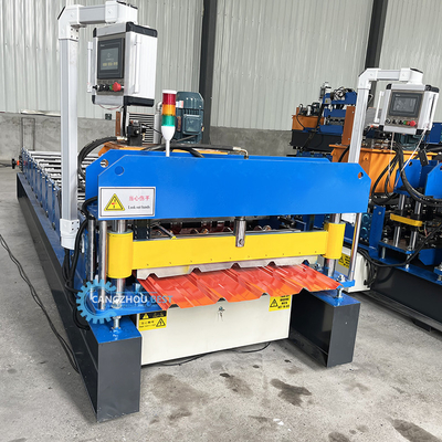 Gi 900mm Etkili Genişlikli Çelik Profili İbr Çatı Yapısı Yapı için Çubuk Yapı Makinesi