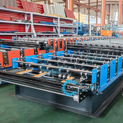 Hidrolik Otomatik Kesme Çatı Yaprak Rulo Formasyon Makinesi