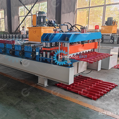 Sıkıştırma Camlı Çatı Kelepçesi Rulo Formasyon Makinesi /Line Yüksek Performans