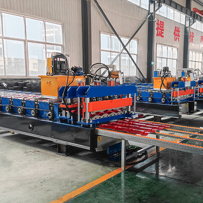 Kenya Popüler Roma / Doğu Galvasyonlu Tile Roll Forming Yapma Makinesi