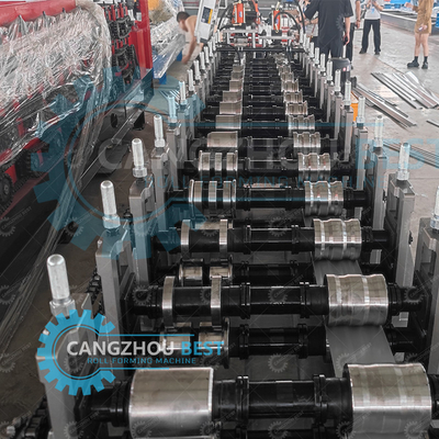 Çift Çizgi Metal Çelik Bahçe Safty Palisde Çit Profili Makine Rulo Yapım Makine