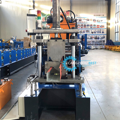 DownSpout Rulo Şekillendirme Makinesi Metal Çatı Yağmur Drenaj Su Olukları