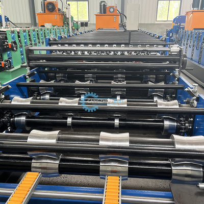 Otomatik Kesme Hidrolik Güçlü Çelik Profil Çift Katmanlı Çatı Rulo Formasyon Makinesi