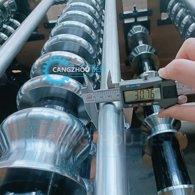 1000mm Bobin Genişliği IBR Yaprak Gürültülü Çelik Profili Çift Katmanlı Rulo Oluşturma Makinesi