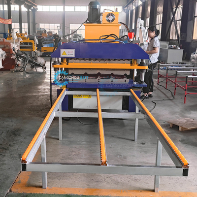 1000mm Bobin Genişliği IBR Yaprak Gürültülü Çelik Profili Çift Katmanlı Rulo Oluşturma Makinesi