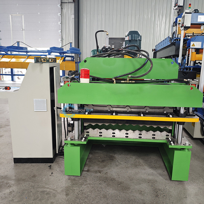 Hız Sabit Otomatik PPGI Ridge Cap Roll Forming Makinesi 15-16 İstasyonla