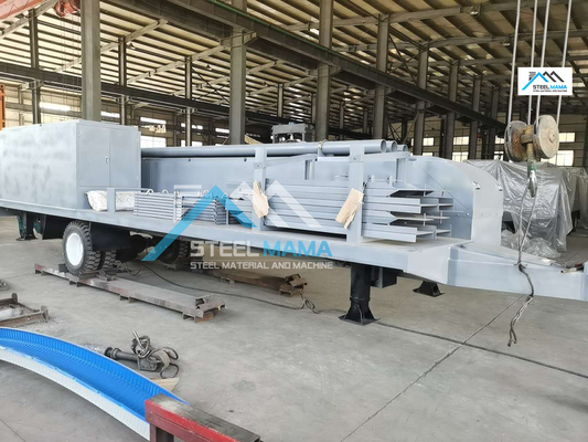 Dizel 914mm besleme genişliği K Span Roll Forming Machine 610mm paneller için