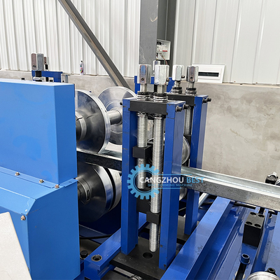 Plc Control C Z U Purlin Roll Forming Machine Hidrolik Bıçaklama ve Kesme