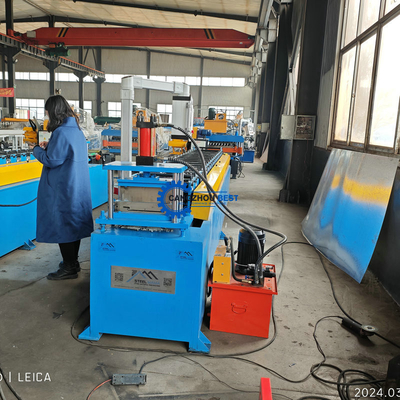 Galvanizli Çelik Profili Yan Duvar Çit Yapma Rulo Formasyon Makinesi
