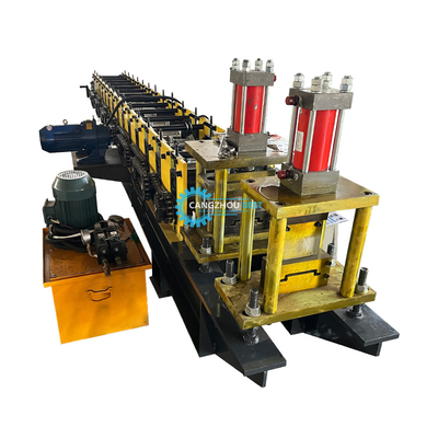 GI PPGI Galvanizli Çelik Palisade Çit Yapma Rulo Formasyon Makinesi