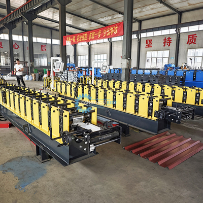 GI PPGI Galvanizli Çelik Palisade Çit Yapma Rulo Formasyon Makinesi