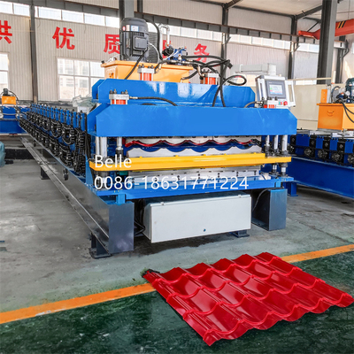 Alüminyum Çelik Hidrolik Kesme Tile Roll Forming Machine
