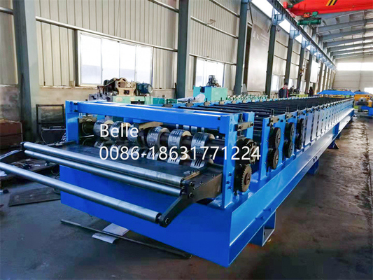 Alüminyum Çelik Hidrolik Kesme Tile Roll Forming Machine