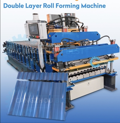3.5T Zincir iletimli 1000mm Çatı Plakası Rulo Formasyon Makinesi