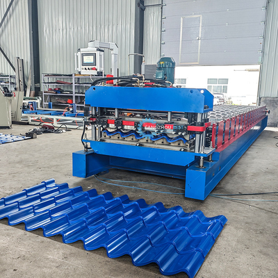 PPGI GI Çelik Profil Zee Tile Roll Forming Makinesinin 1 mm içinde yüksek hassasiyeti