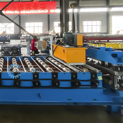PLC Kontrol Sistemi 22Adım Roller Çelik Profil Çatı Kelepçesi Rulo Formasyon Makinesi