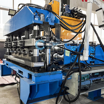 PLC Kontrol Sistemi 22Adım Roller Çelik Profil Çatı Kelepçesi Rulo Formasyon Makinesi