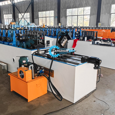 7.5*1.2*1.5m çelik yapı binası için çelik stud ve track rulo şekillendirme makinesi