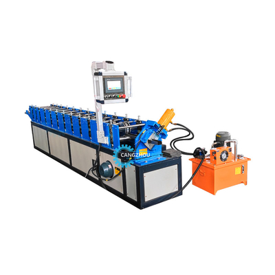 7.5*1.2*1.5m Hidrolik Kesme Sistemi ±2mm Kesme Toleransı ile Stud ve Track Roll Forming Machine