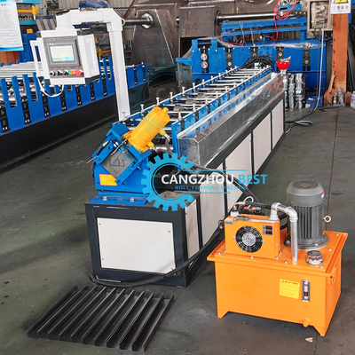 7.5*1.2*1.5m Hidrolik Kesme Sistemi ±2mm Kesme Toleransı ile Stud ve Track Roll Forming Machine