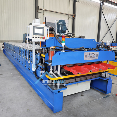 Çelik Taş Çift Katmanlı Rulo Yapım Makinesi Delta PLC