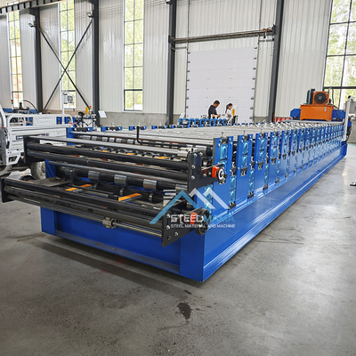 Çelik Taş Çift Katmanlı Rulo Yapım Makinesi Delta PLC