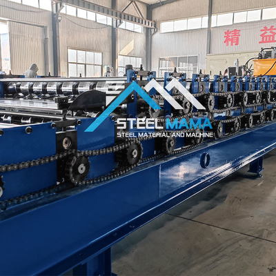 5.5Kw Ana Motor Gücü Çift Katmanlı Çatı Yaprak Makinesi 8-12m/Min Kalıcı Çatılar İçin Formasyon Hızı