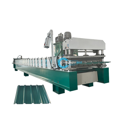 PPGI GI Renkli Çelik Profil Çatı Yapısı / Panel Rulo Formasyon Makinesi