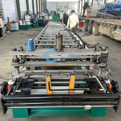 PPGI GI Renkli Çelik Profil Çatı Yapısı / Panel Rulo Formasyon Makinesi