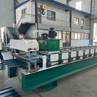 PPGI GI Renkli Çelik Profil Çatı Yapısı / Panel Rulo Formasyon Makinesi