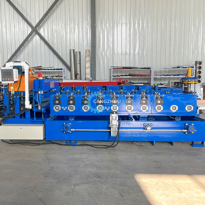 Otomatik Boyut Değiştirme PU Liner Çelik Profil Çatı Yaprak Rulo Formasyon Makinesi 0.3-0.8mm için