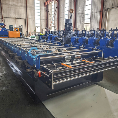 1050mm Galvanizli Çelik Çatı Profili Trapezodial Yaprak Rulo Formasyon Makinesi