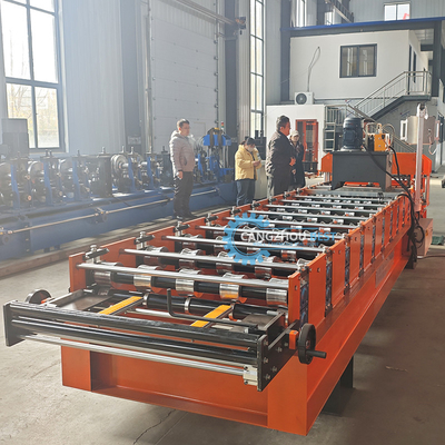 Renkli Çelik IBR Çatı Yaprağı / Kelepçe Tek Katmanlı Çatı Yaprağı Rulo Formasyon Makinesi