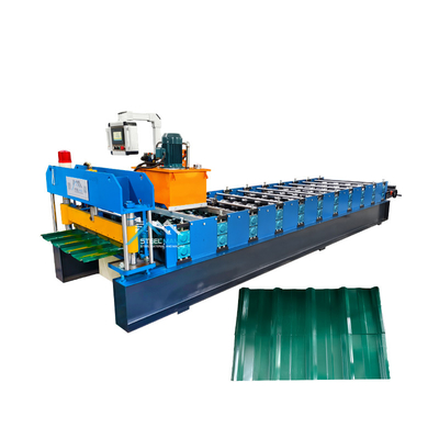 Gelişmiş 0.3-0.8mm Çatı Yaprak Üretim Makinesi Yüksek Hız